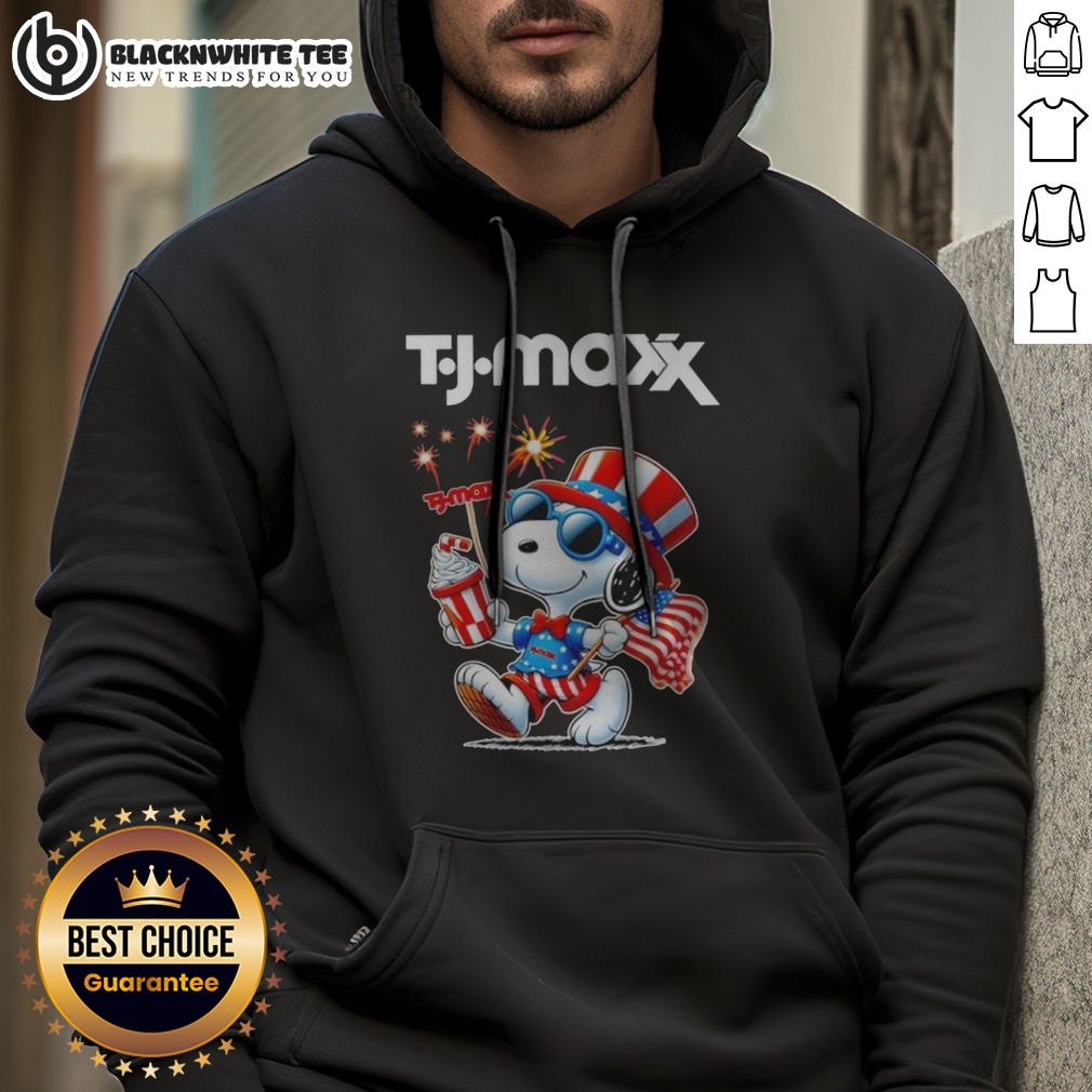 Premium Snoopy X TJ Maxx Fourth Of July American 250 Years 1776 2026 Fireworks Shirt - Image 2