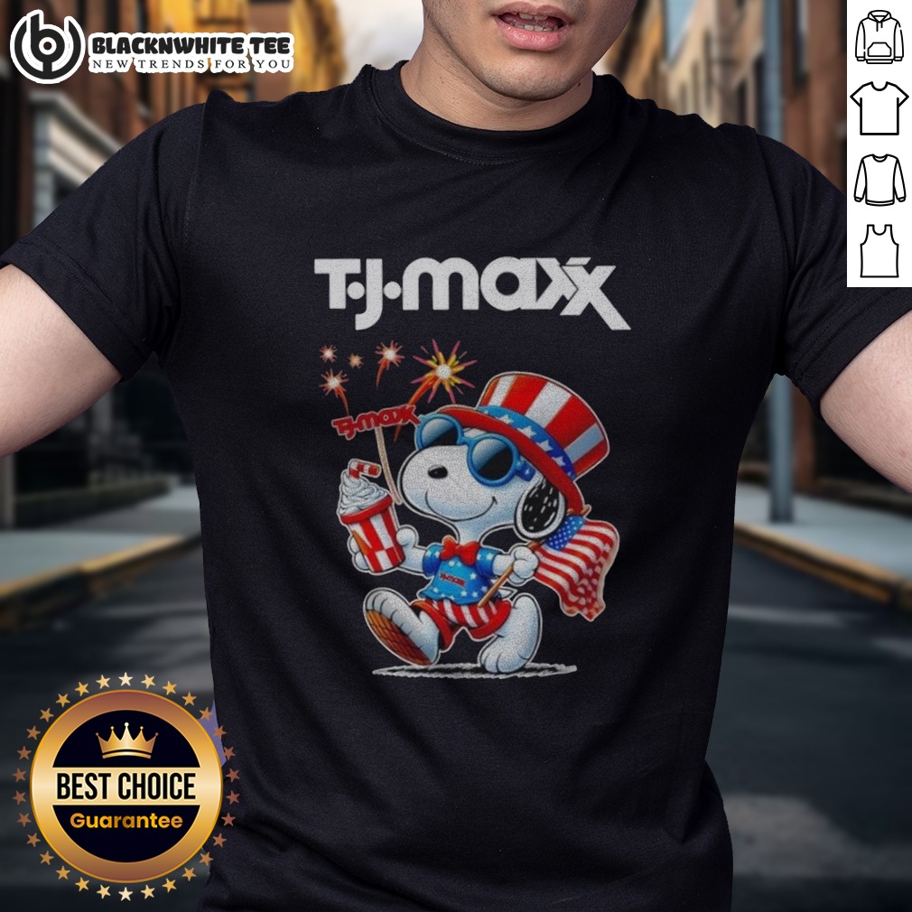 Premium Snoopy X TJ Maxx Fourth Of July American 250 Years 1776 2026 Fireworks Shirt