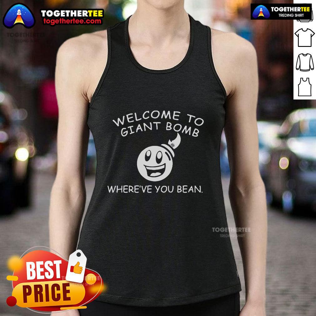 Official Welcome To Giant Bomb Where've You Bean T-Shirt - Image 4