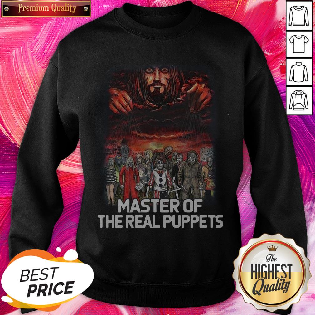 Cool Horror Movie Characters Master Of The Real Puppets Shirt - Image 4