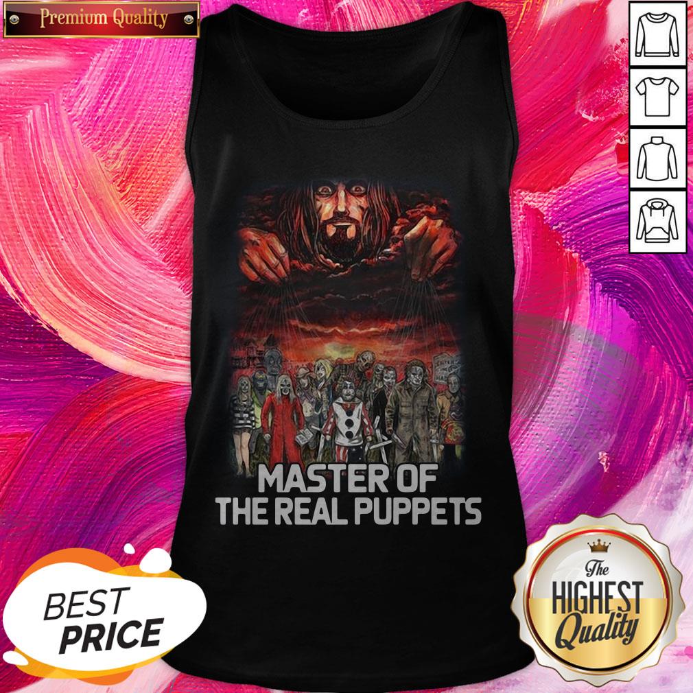 Cool Horror Movie Characters Master Of The Real Puppets Shirt - Image 3