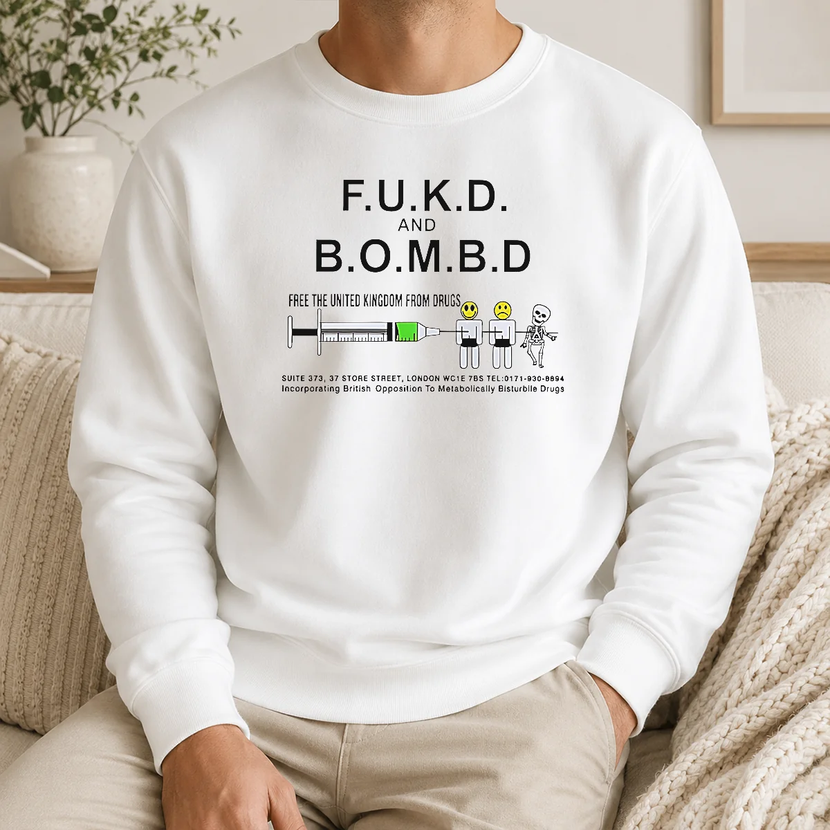 Good Pretty FUKD And BOMBD Free The United Kingdom From Drugs Shirt - Image 7