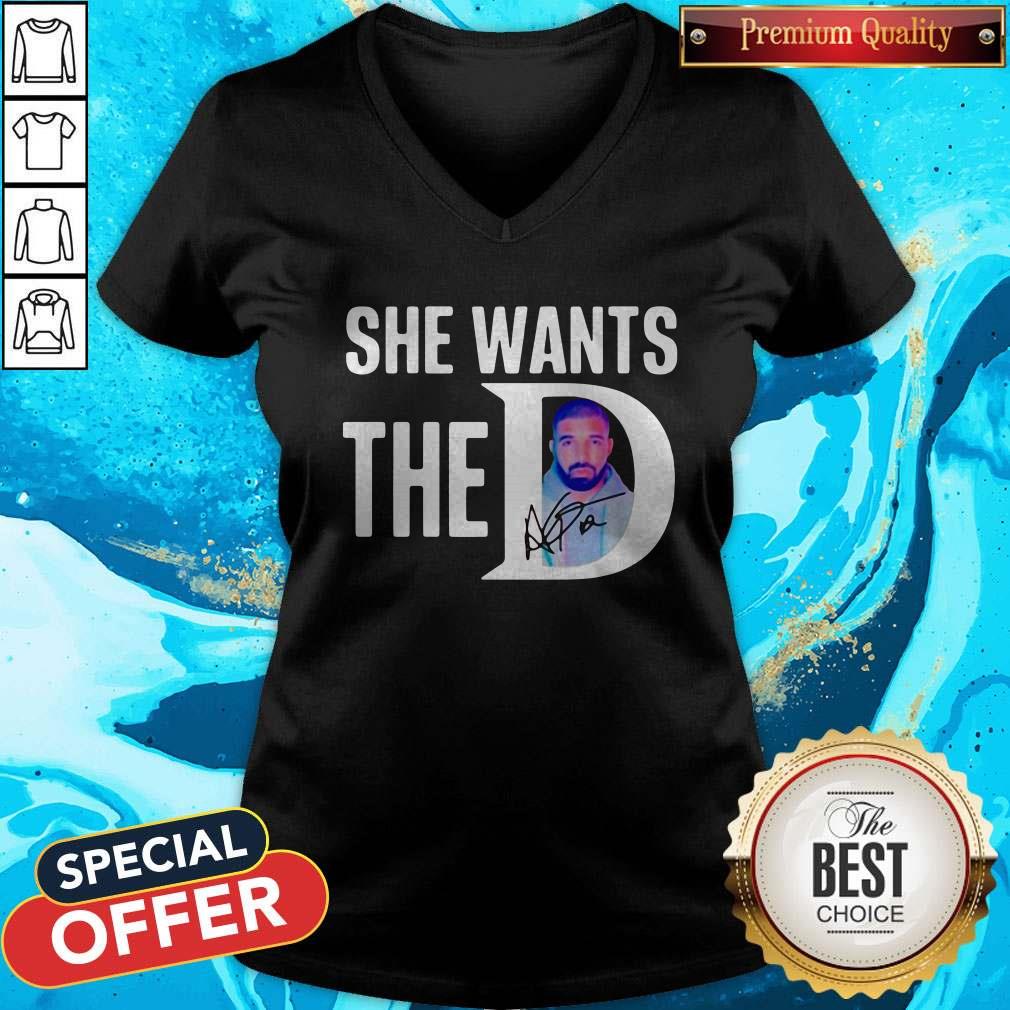 Good She Wants The Aubrey Drake Graham Rapper Signature Shirt - Image 3