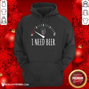 Alternative view of I Need A Beer Meter Sleeveless Shirt
