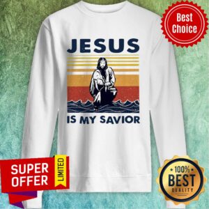 Alternative view of Awesome Jesus Is My Savior Vintage Shirt