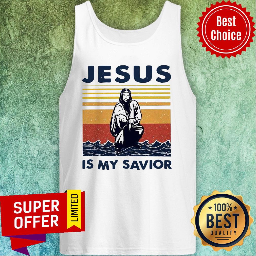 Awesome Jesus Is My Savior Vintage Shirt - Image 5