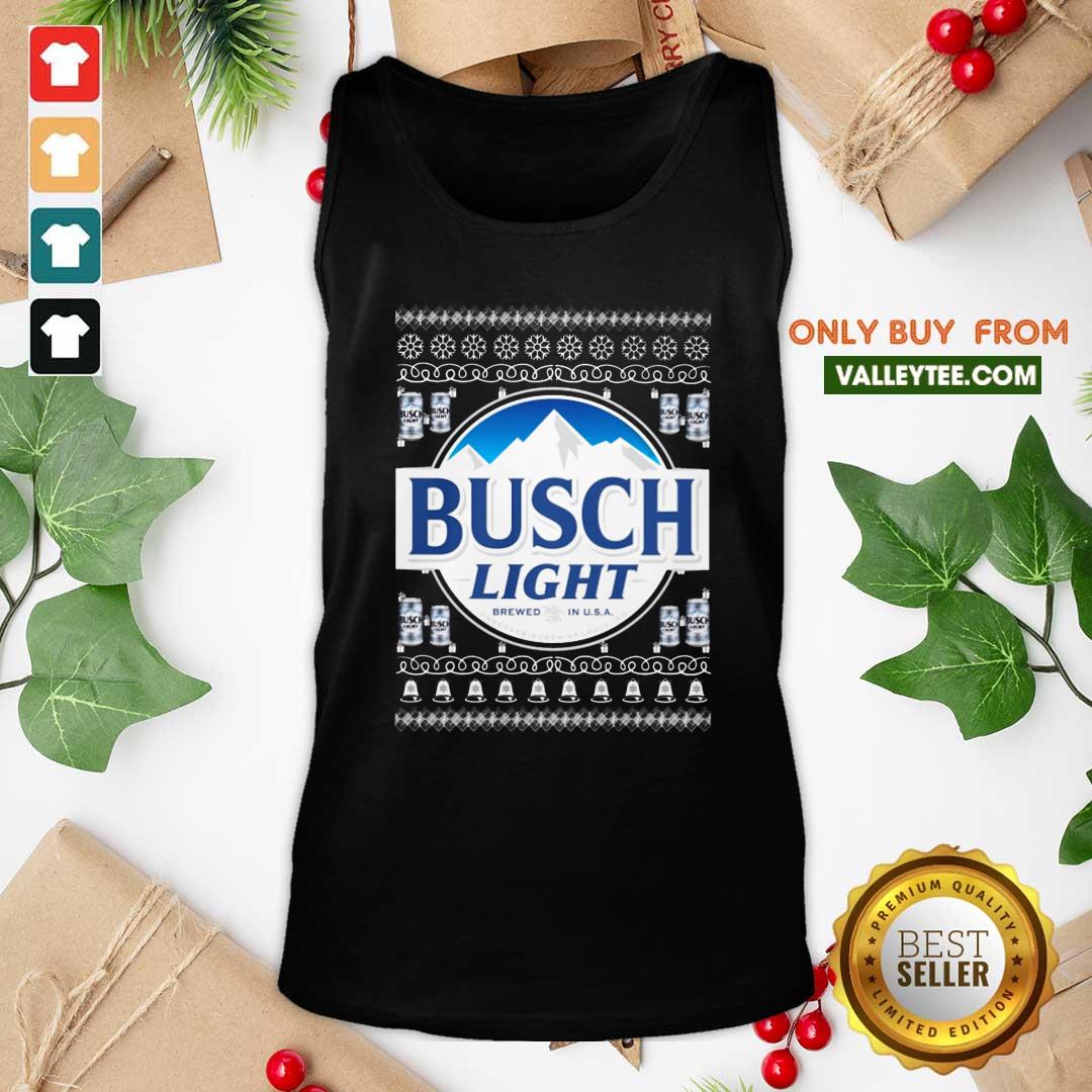 Excellent Busch Light 2020 Ugly Christmas Shirt - Image 5