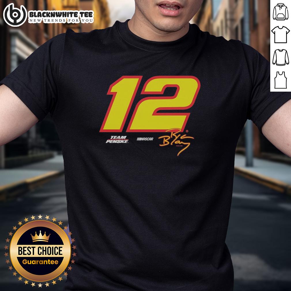 Awesome Ryan Blaney Team Penske 12 NASCAR Hendrick Motorsports Vintage T-Shirt