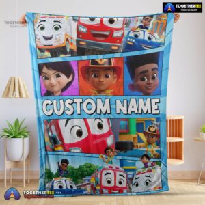 Official Cartoon Disney Firebuds Blanket Customize Blanket