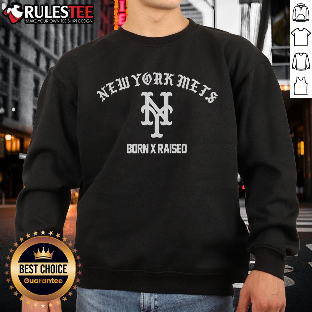 Official MLB Born X Raised Mets T-Shirt - Image 5