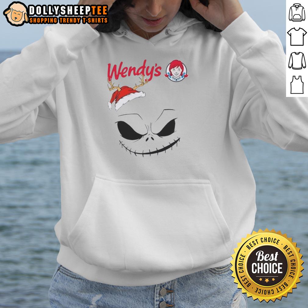 Official Jack Skellington X Wendy's Merry Christmas T-Shirt - Image 2