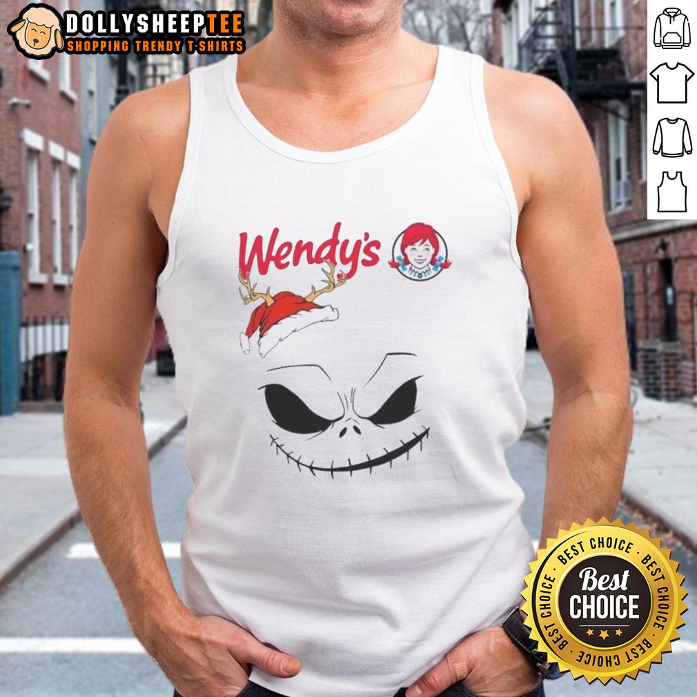 Official Jack Skellington X Wendy's Merry Christmas T-Shirt - Image 4