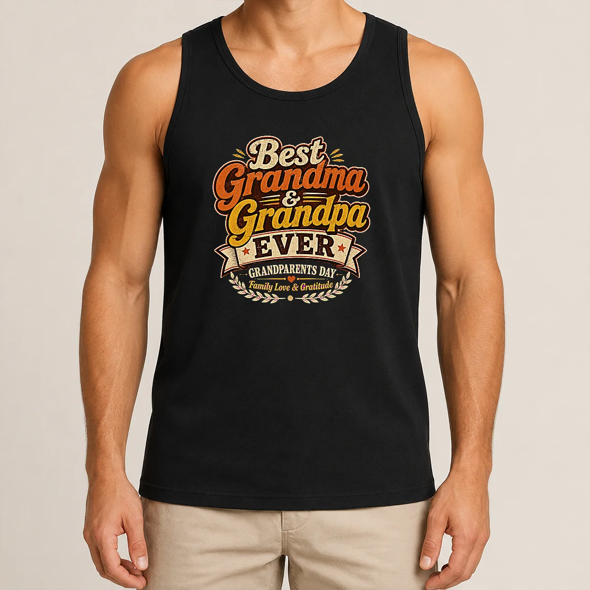 Hot Grandparents Day Vintage Best Grandma Grandpa Shirt - Image 3