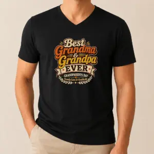 Alternative view of Hot Grandparents Day Vintage Best Grandma Grandpa Shirt
