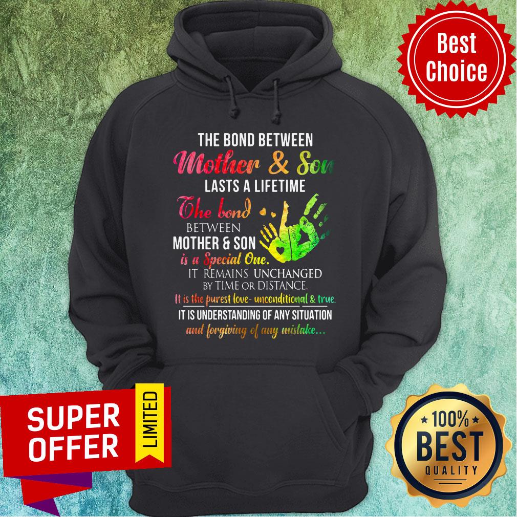 The Bond Between Mother Son Lasts A Lifetime The Bond Between Mother Son Is A Special One Color Shirt - Image 5