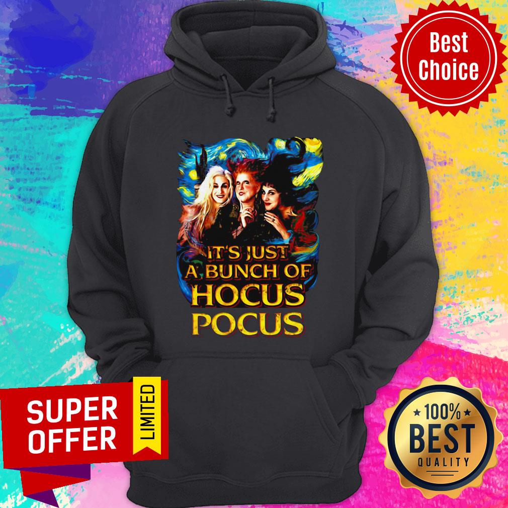 Awesome Starry Night It’S Just A Bunch Of Hocus Pocus Shirt - Image 3
