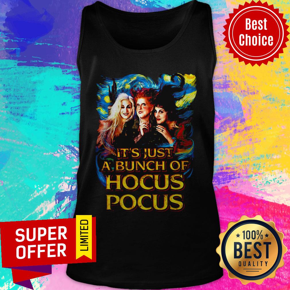 Awesome Starry Night It’S Just A Bunch Of Hocus Pocus Shirt - Image 5