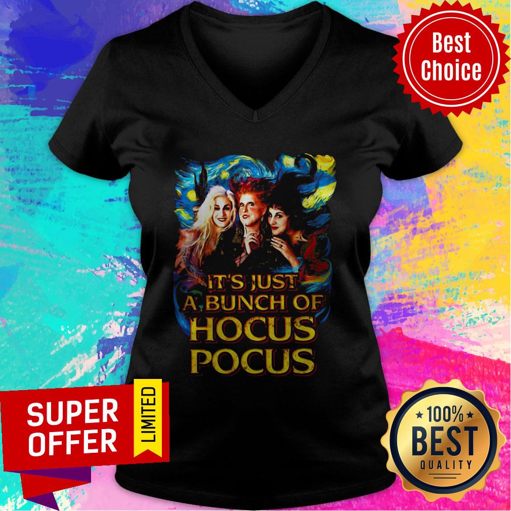 Awesome Starry Night It’S Just A Bunch Of Hocus Pocus Shirt - Image 4