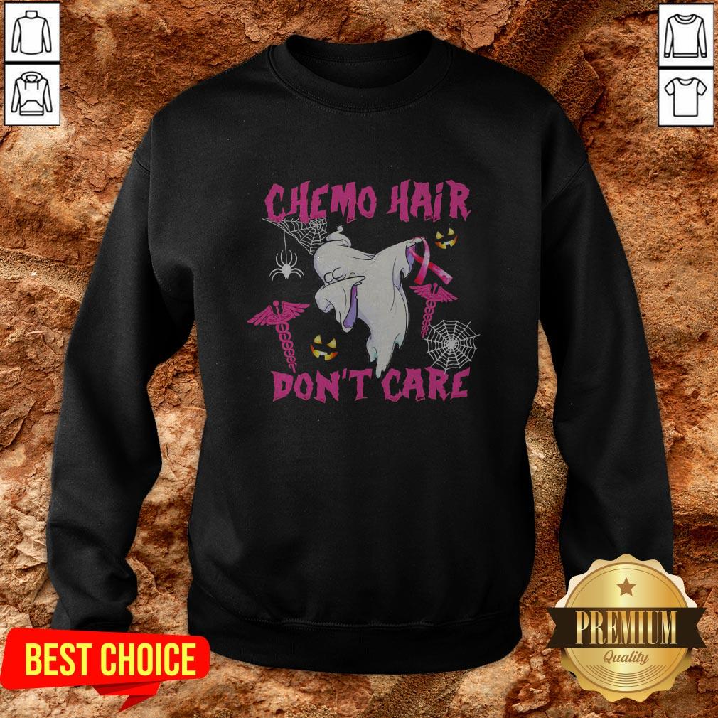 Beautiful Ghost Chemo Hair Don’t Care Shirt - Image 4
