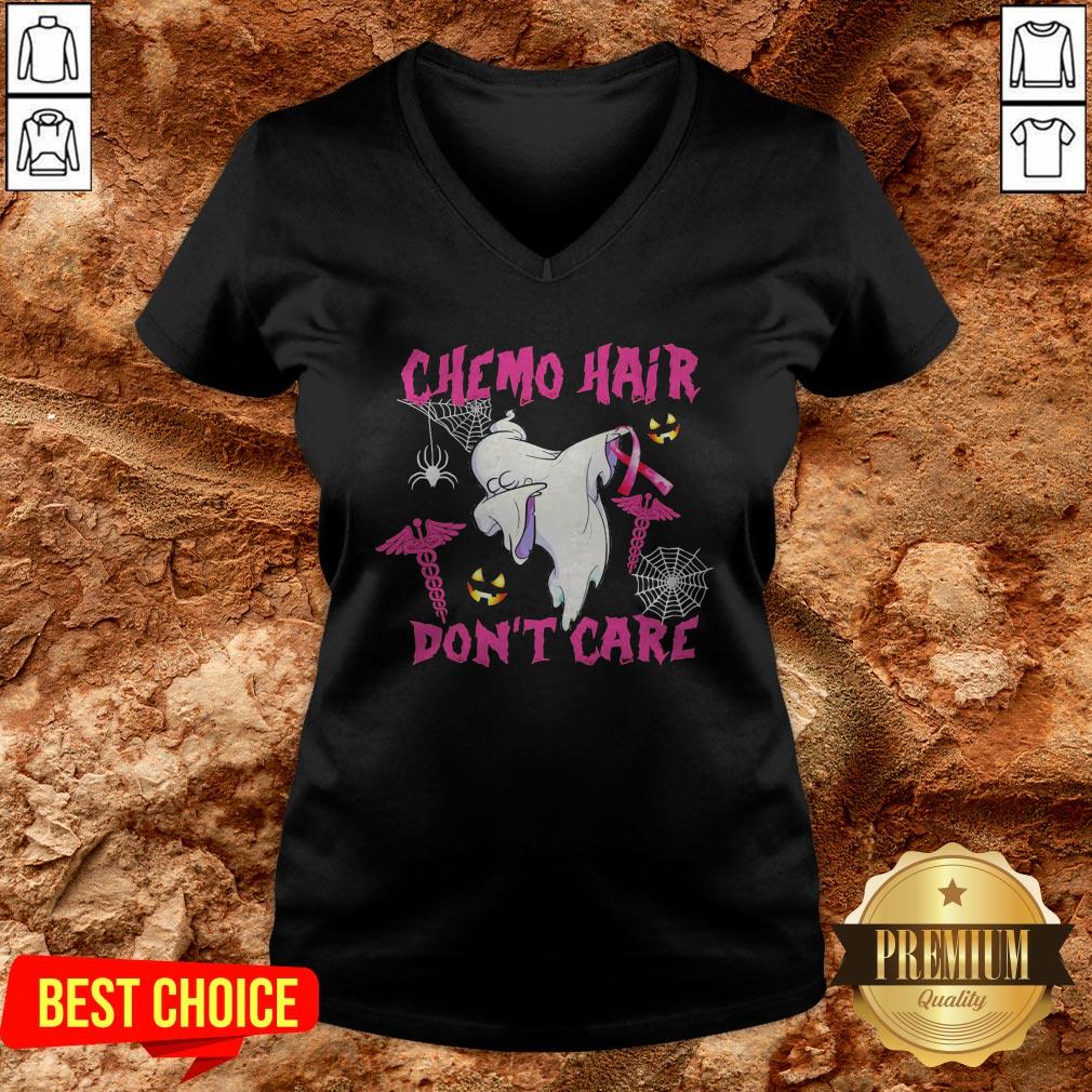 Beautiful Ghost Chemo Hair Don’t Care Shirt - Image 2