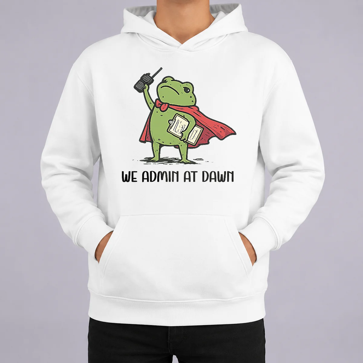 Nice Good We Admin At Dawn Assistant Principal Frog Shirt - Image 5