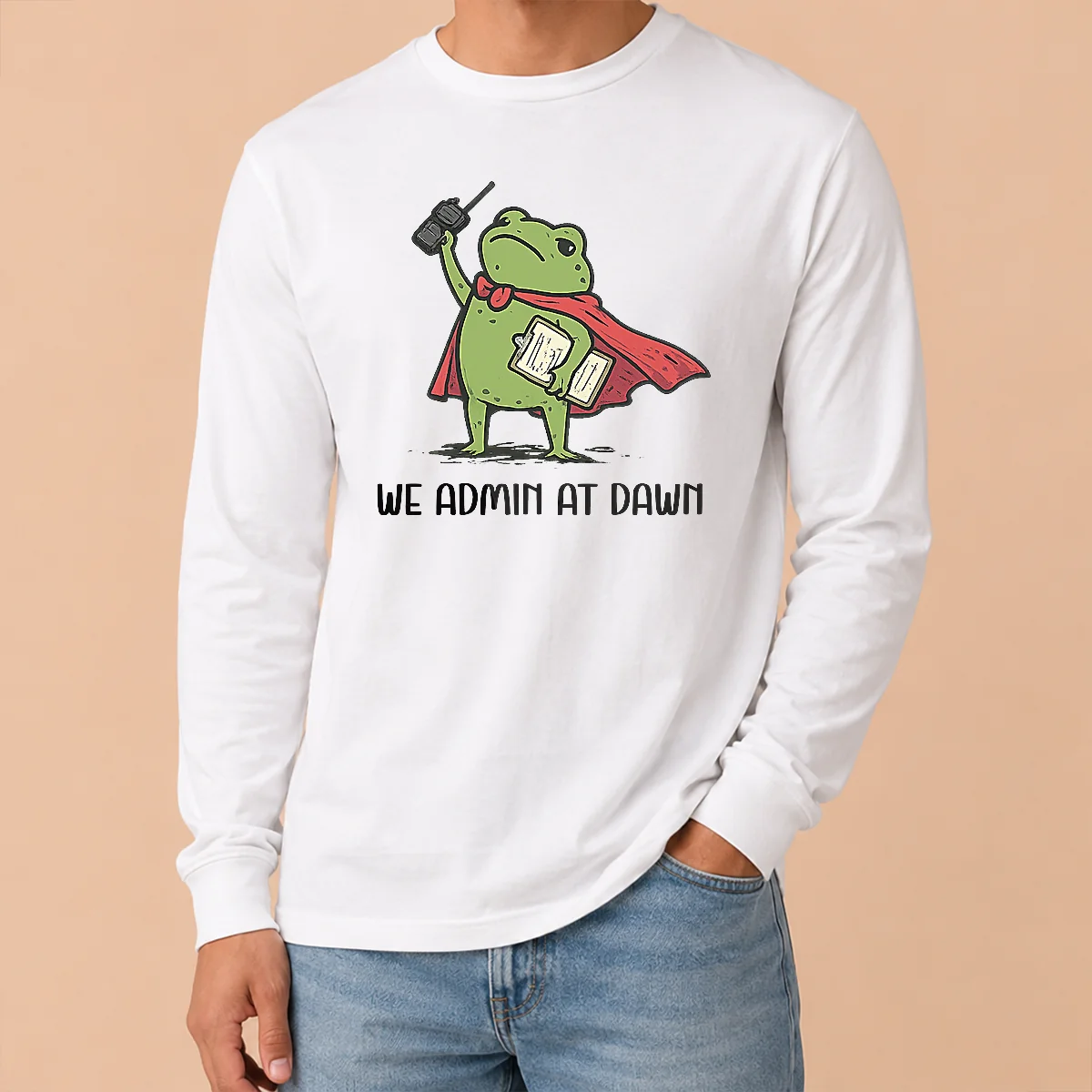 Nice Good We Admin At Dawn Assistant Principal Frog Shirt - Image 6