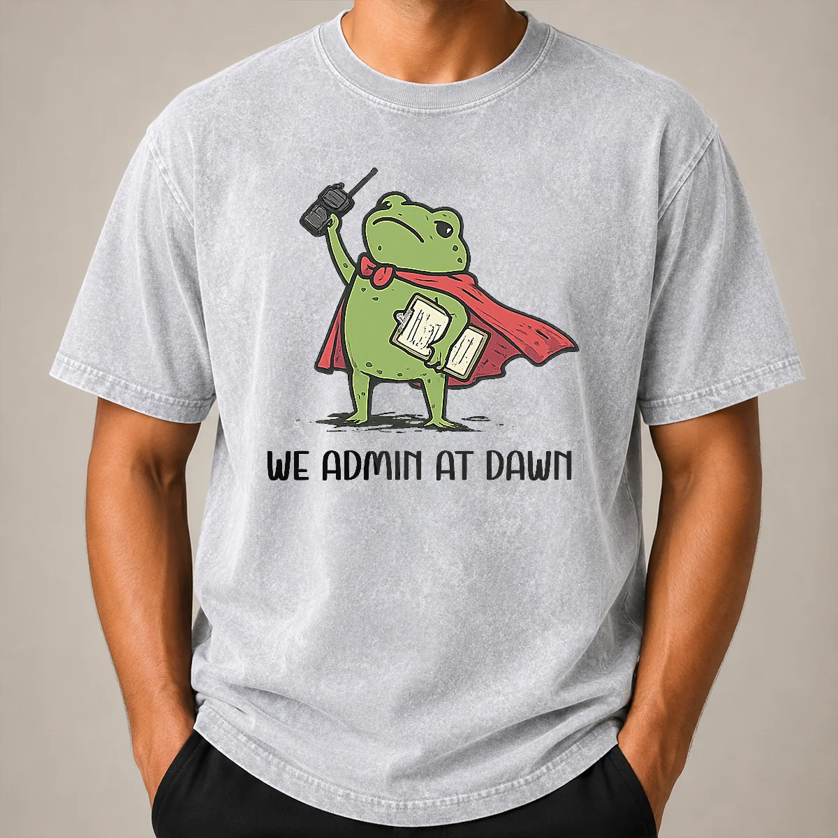 Nice Good We Admin At Dawn Assistant Principal Frog Shirt - Image 8