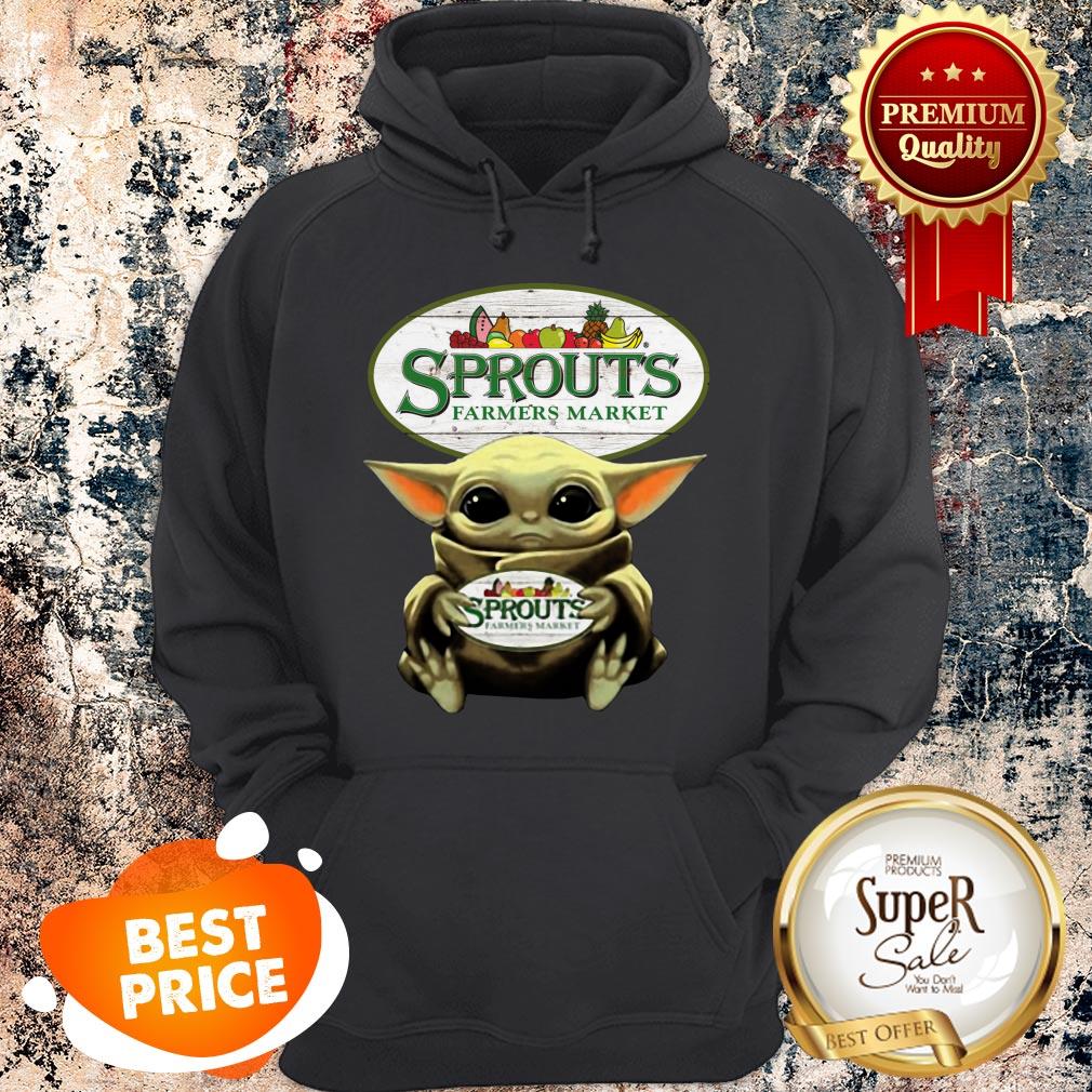 Official Baby Yoda Hug Sprouts Farmers Market Star Wars Shirt - Image 5