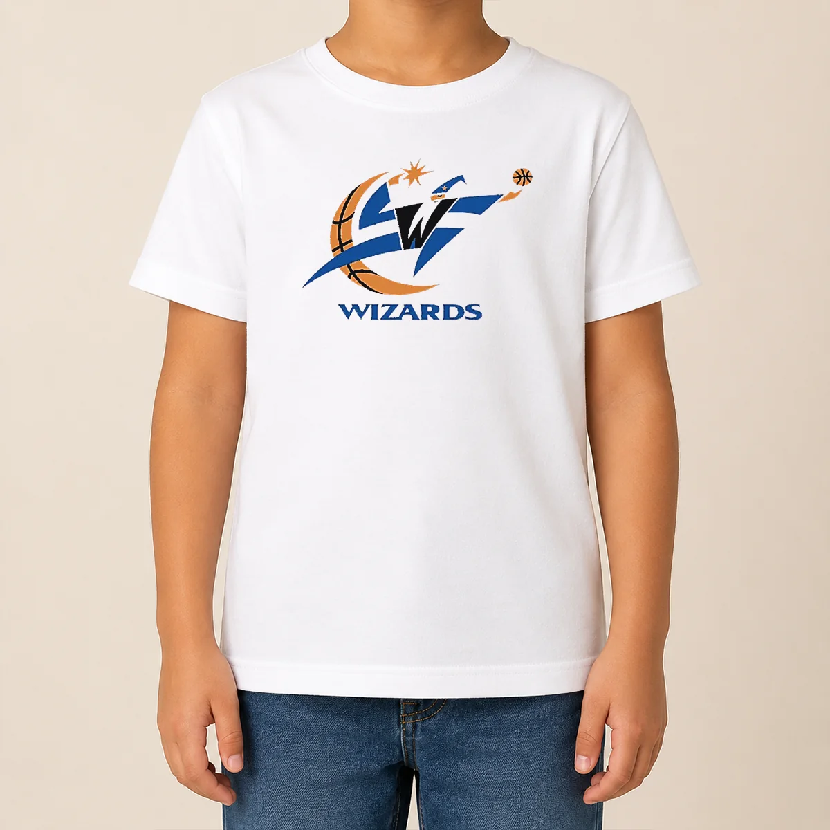 Original Classic Washington Wizards Basketball Team W Logo Shirt - Image 9