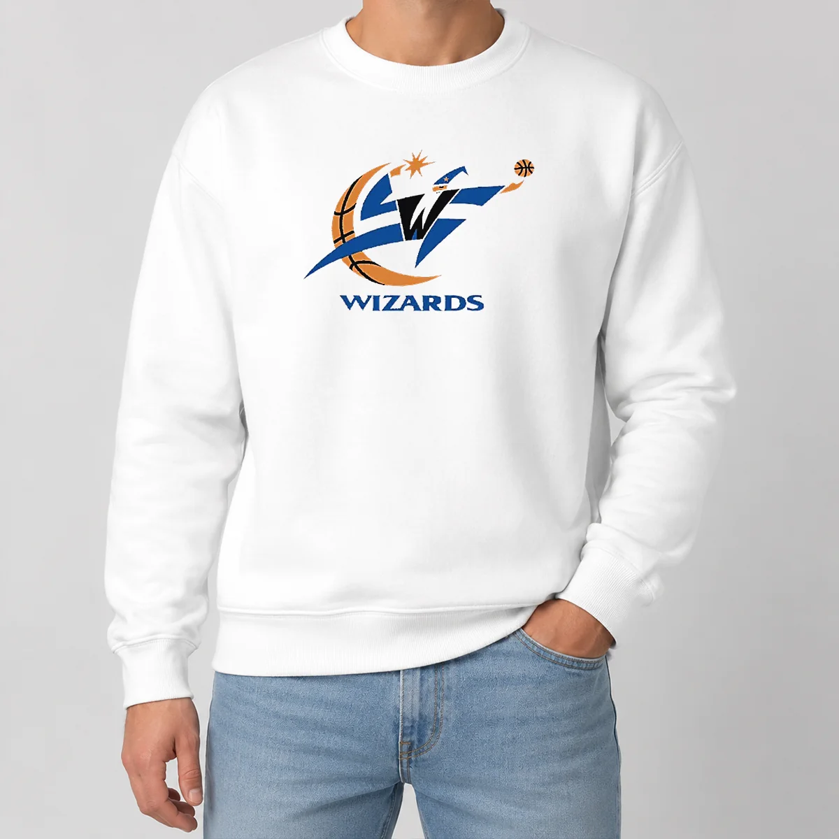 Original Classic Washington Wizards Basketball Team W Logo Shirt - Image 7