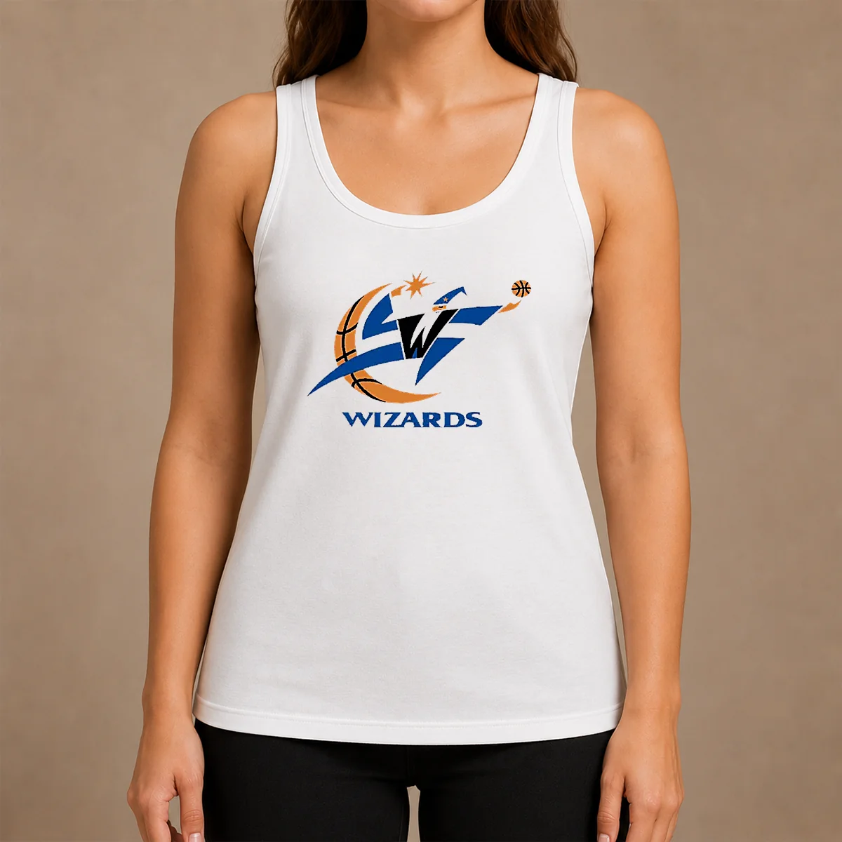 Original Classic Washington Wizards Basketball Team W Logo Shirt - Image 3