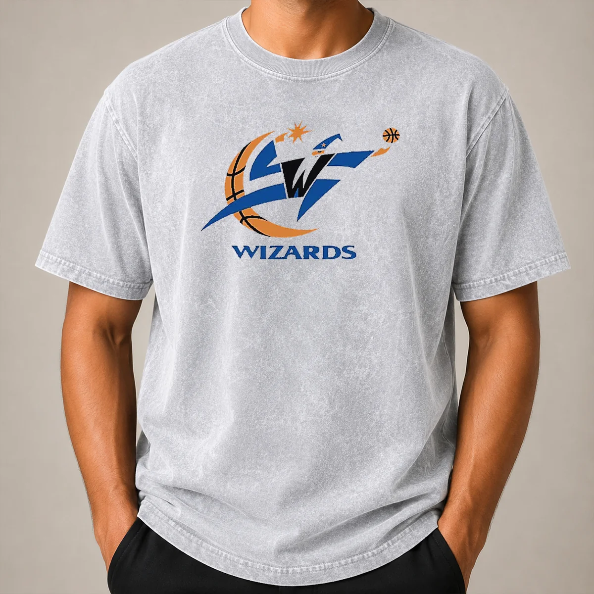 Original Classic Washington Wizards Basketball Team W Logo Shirt - Image 8