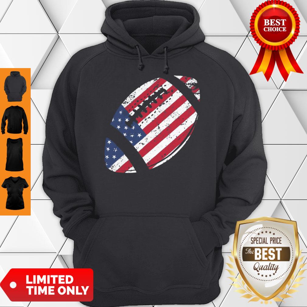Nice American Football 4th July American Flag Patriotic Shirt - Image 5