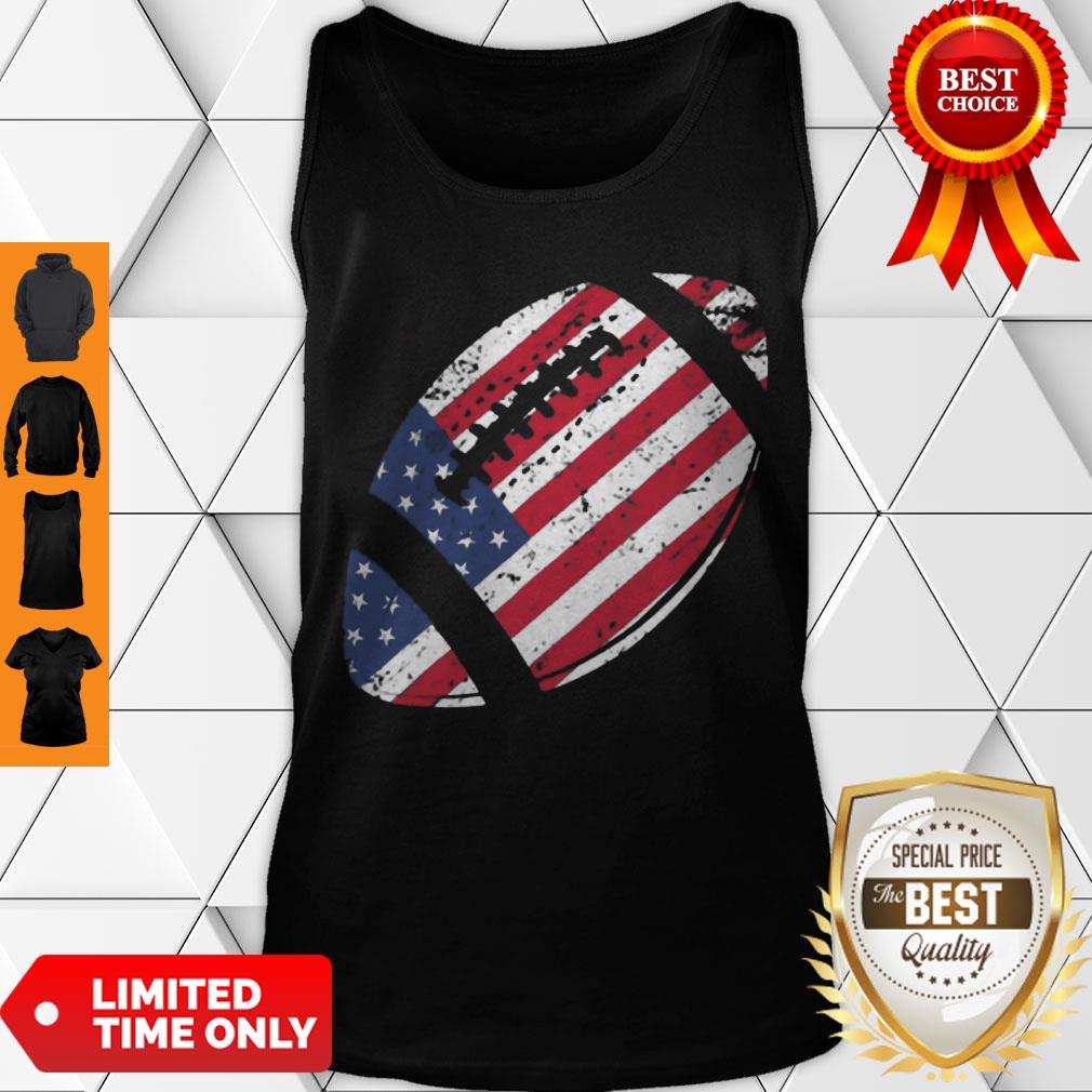 Nice American Football 4th July American Flag Patriotic Shirt - Image 3