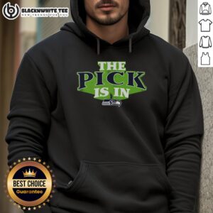 Alternative view of Nice Seattle Seahawks Pick Is In T-Shirt