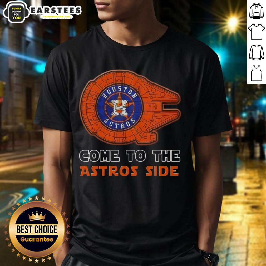 Good Star Wars Come To The Houston Astros Side T-Shirt