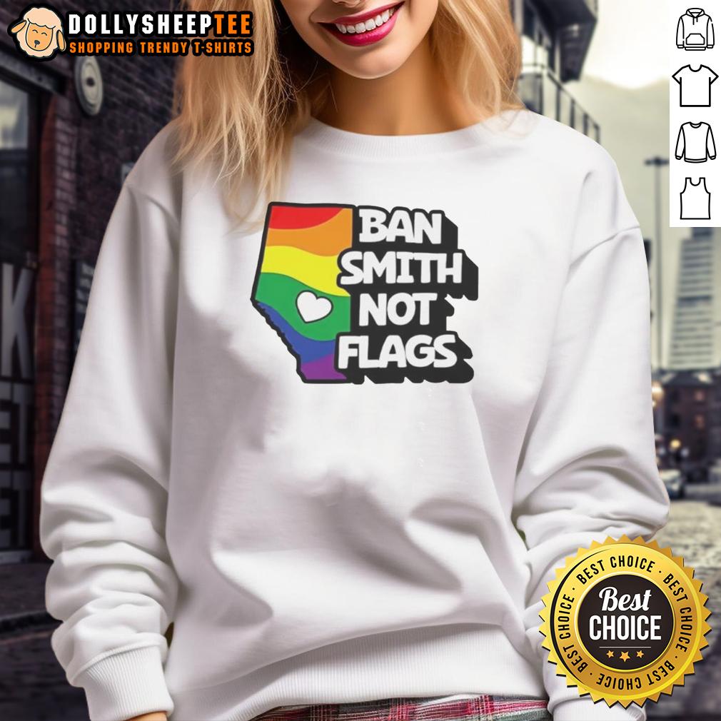 Nice Ban Smith Not Flags Danielle Smith Political Slogans T-Shirt - Image 5