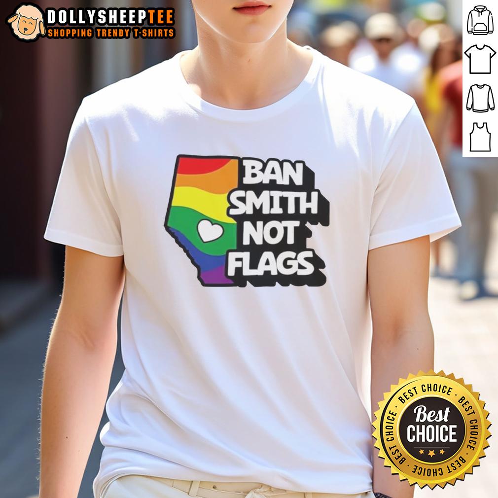Nice Ban Smith Not Flags Danielle Smith Political Slogans T-Shirt