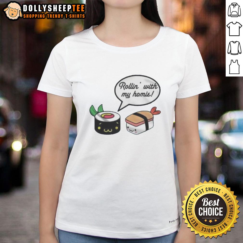 Funny Rollin With My Homie T-Shirt - Image 3