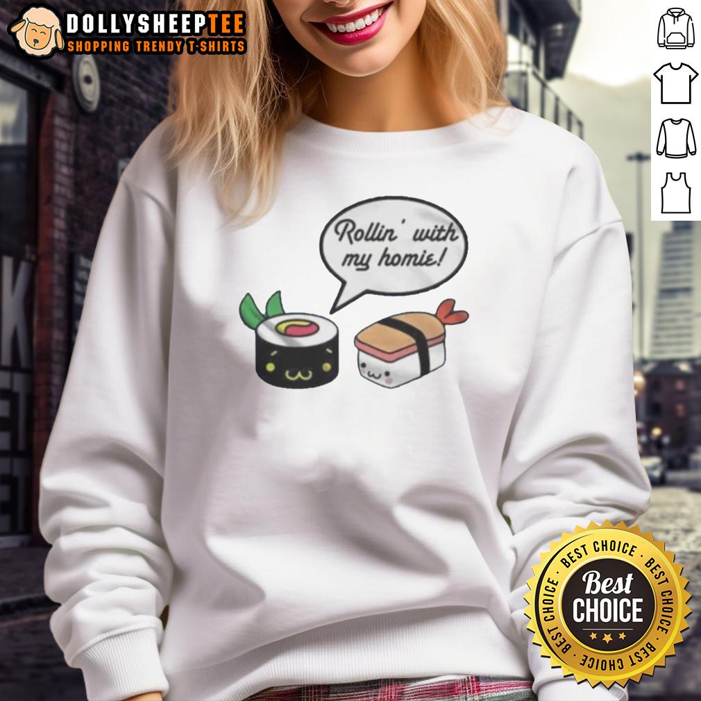 Funny Rollin With My Homie T-Shirt - Image 5