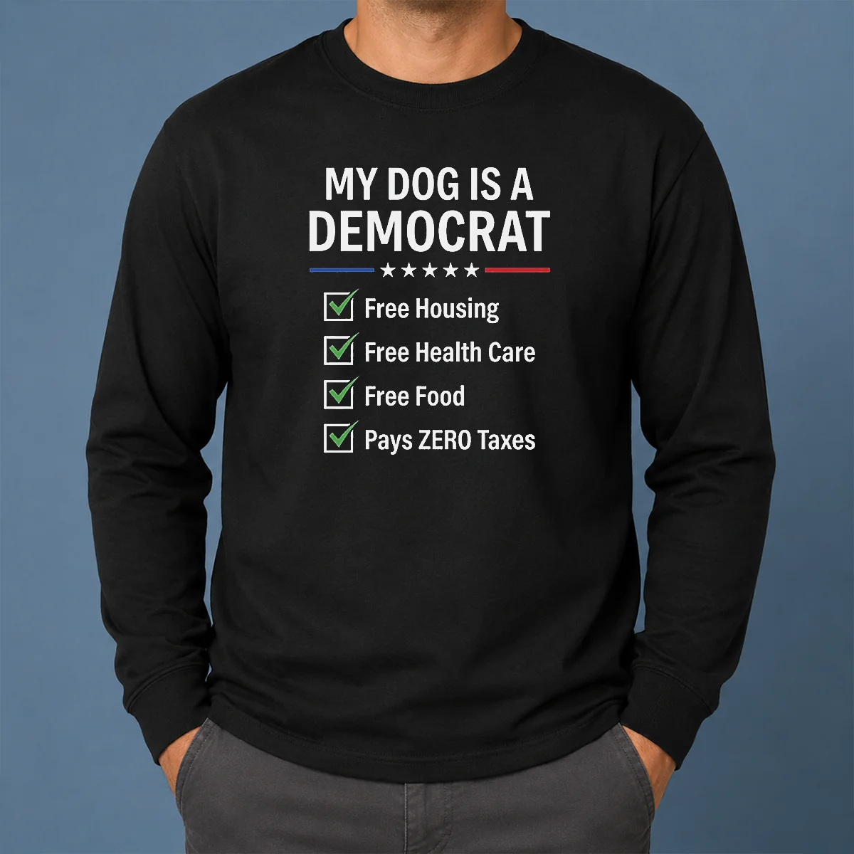 Pretty My Dog Is A Democrat Shirt - Image 6