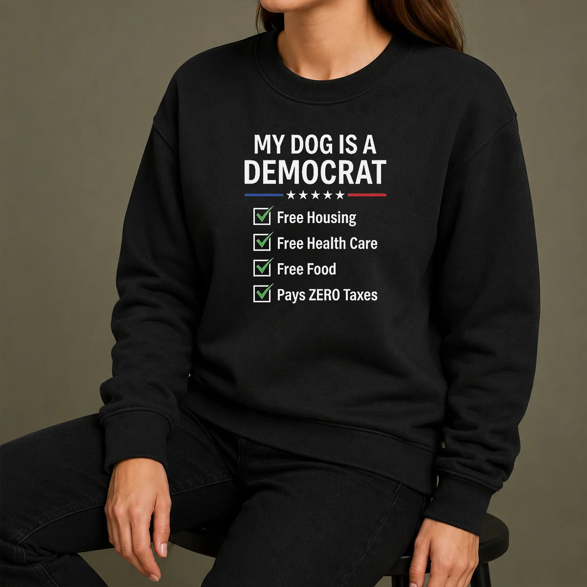 Pretty My Dog Is A Democrat Shirt - Image 7