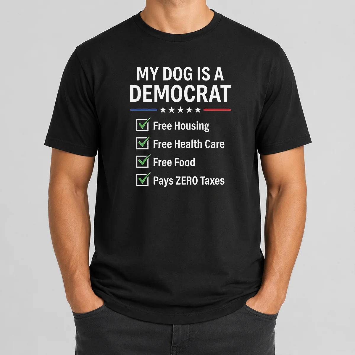 Pretty My Dog Is A Democrat Shirt