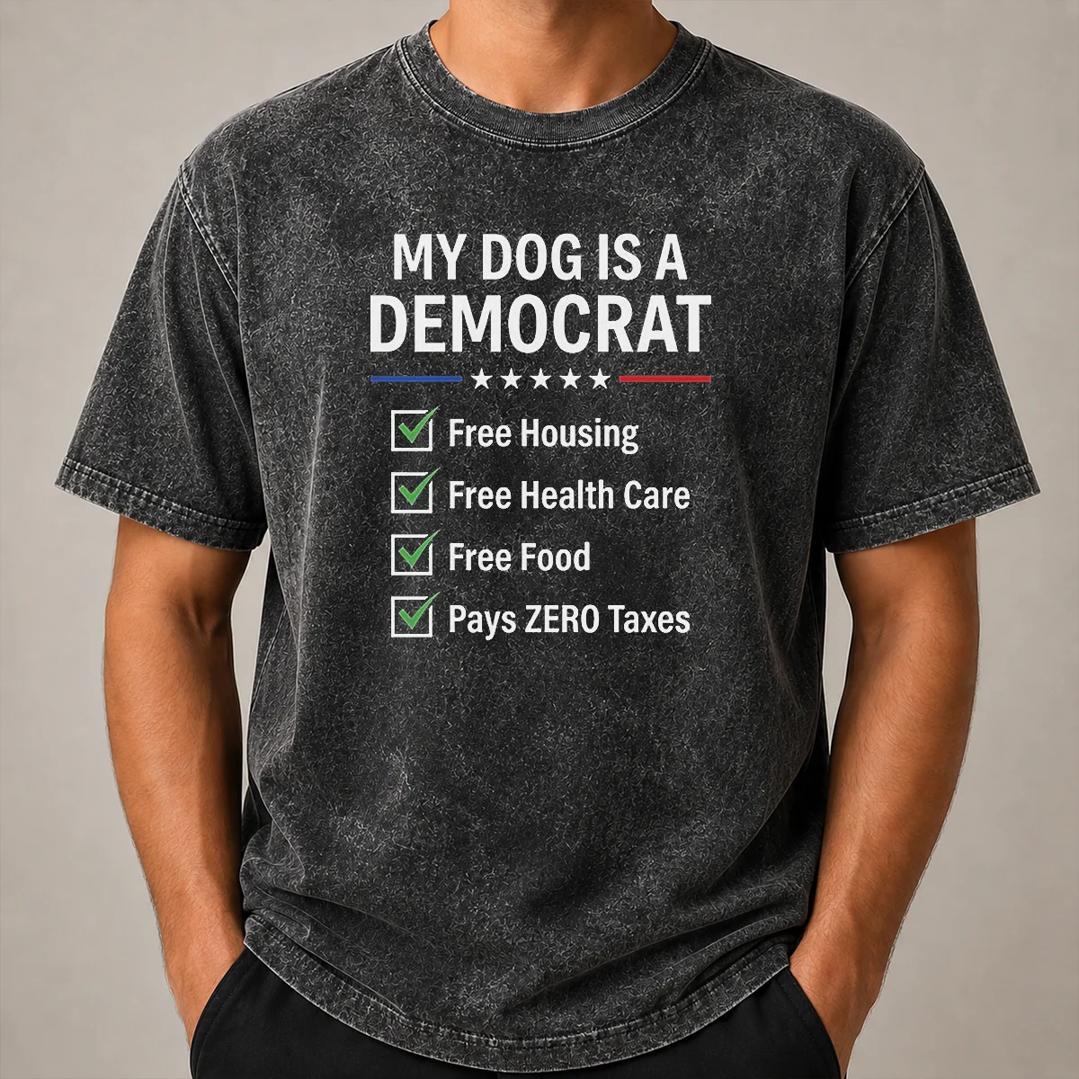 Pretty My Dog Is A Democrat Shirt - Image 8