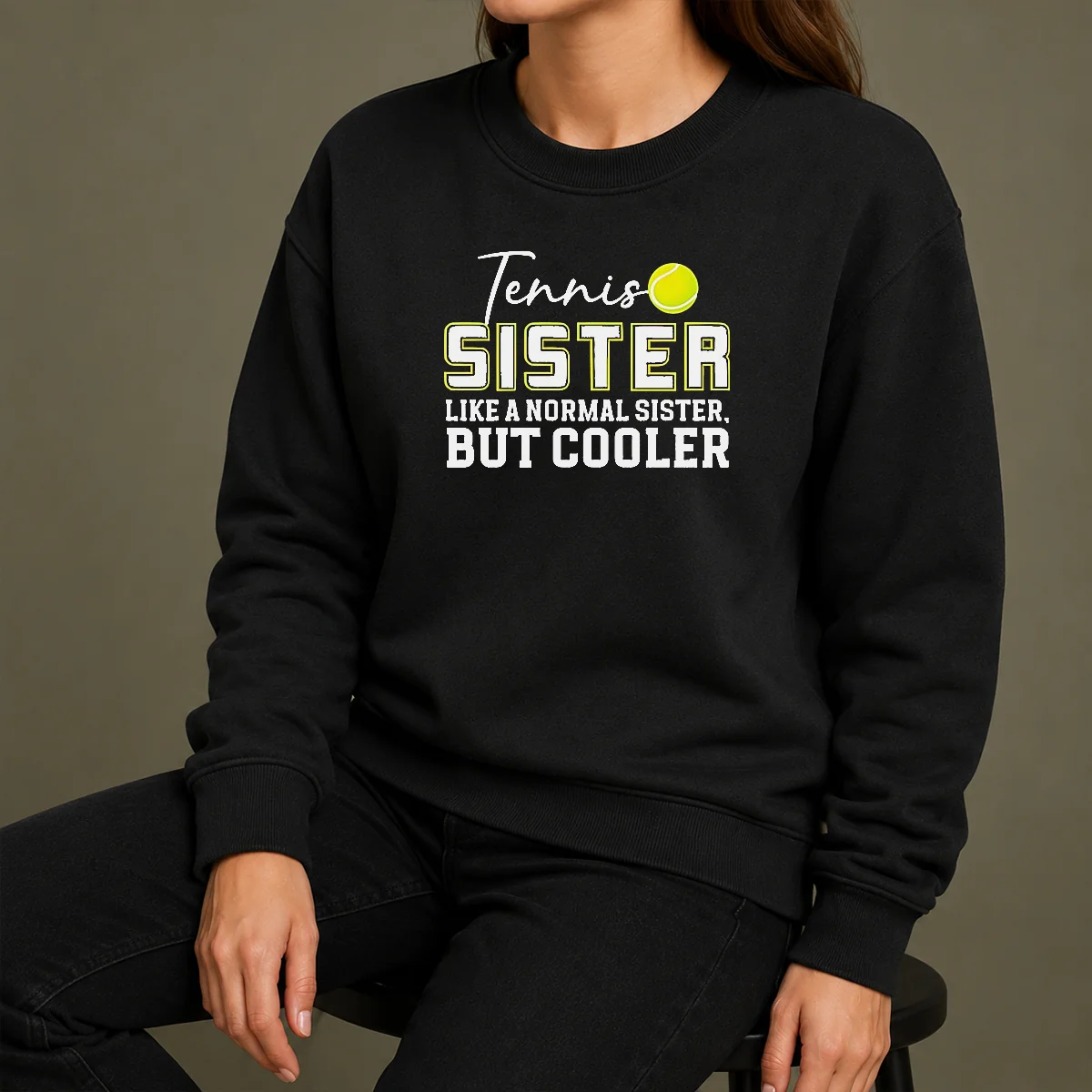 Pretty Original Tennis Sister Like A Normal Sister But Cooler Shirt - Image 7