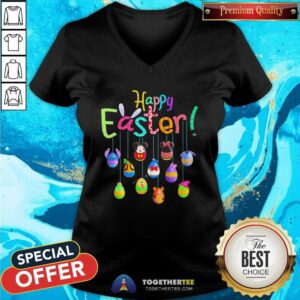 Alternative view of Nice Disney Characters Egg Easter Happy Easter day 2021 Shirt