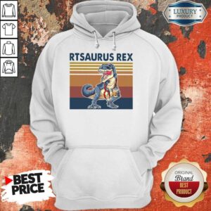 Alternative view of Respiratory Therapist Rtsaurus Rex Vintage Shirt