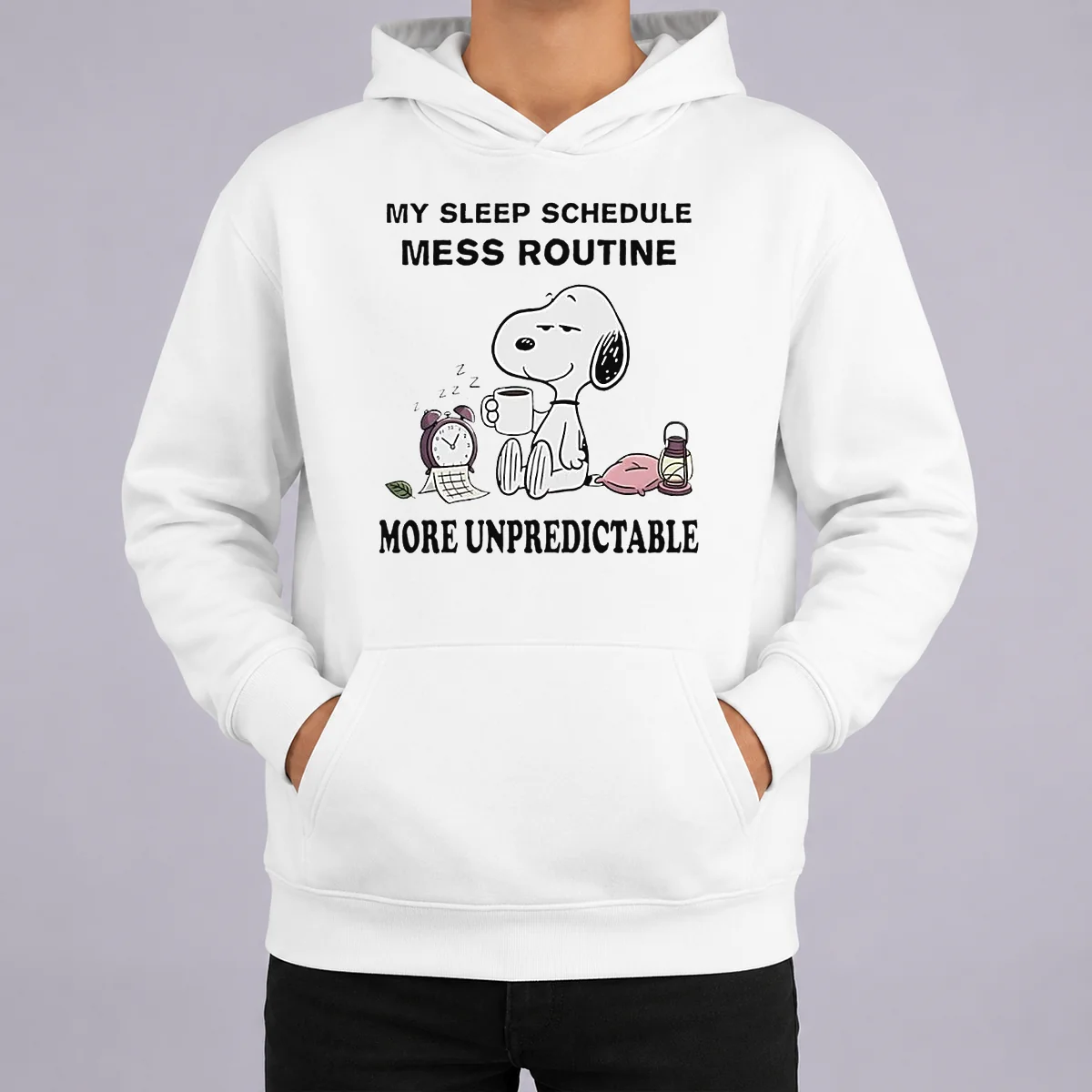 Hot Nice Snoopy My Sleep Schedule Mess Routine More Unpredictable Shirt - Image 5