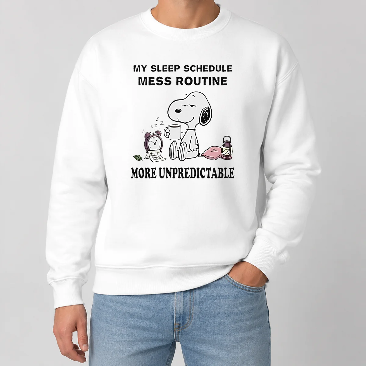 Hot Nice Snoopy My Sleep Schedule Mess Routine More Unpredictable Shirt - Image 7