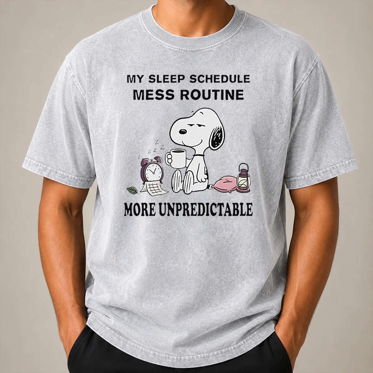 Hot Nice Snoopy My Sleep Schedule Mess Routine More Unpredictable Shirt - Image 8